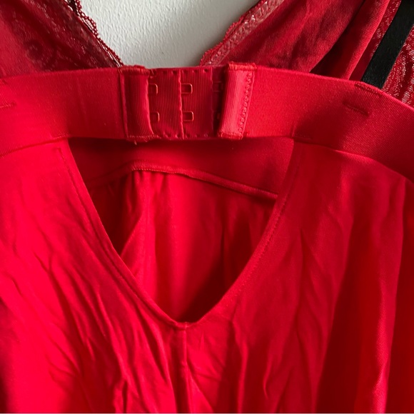 JEZEBEL Women's Demure Chemise in tango red size S NEW - Picture 3 of 7